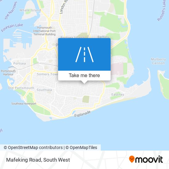 Mafeking Road map