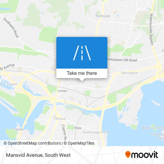 Mansvid Avenue map