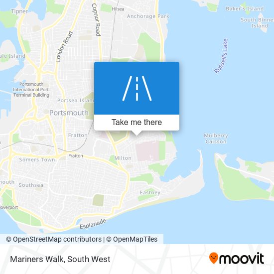 Mariners Walk map