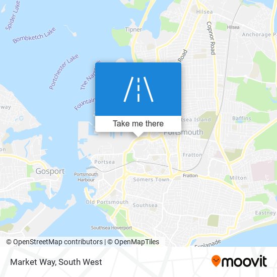 Market Way map
