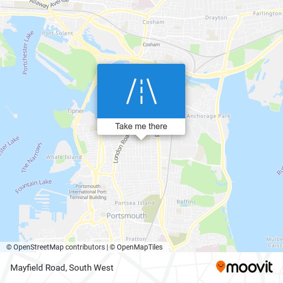 Mayfield Road map