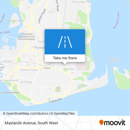 Maylands Avenue map