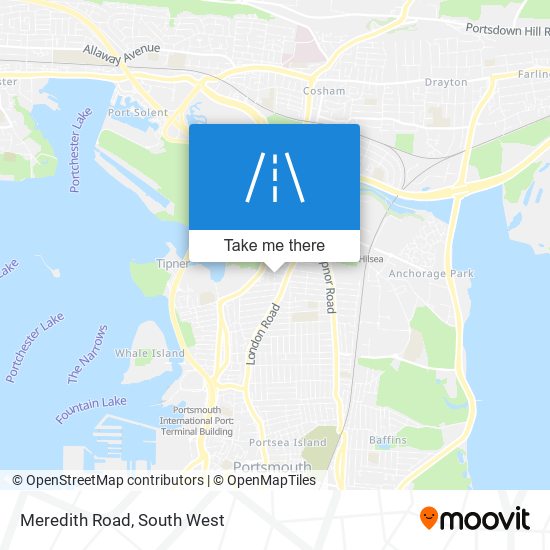 Meredith Road map