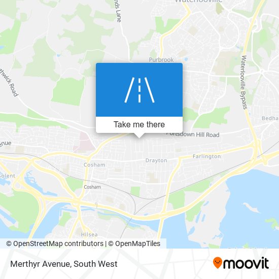 Merthyr Avenue map