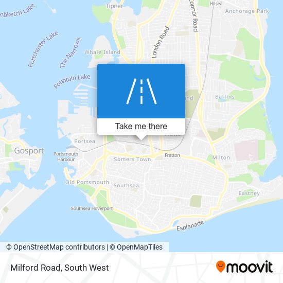Milford Road map