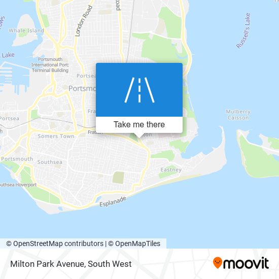 Milton Park Avenue map
