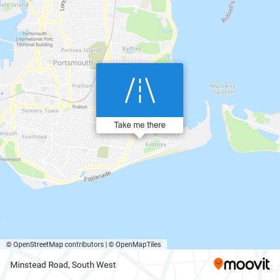 Minstead Road map