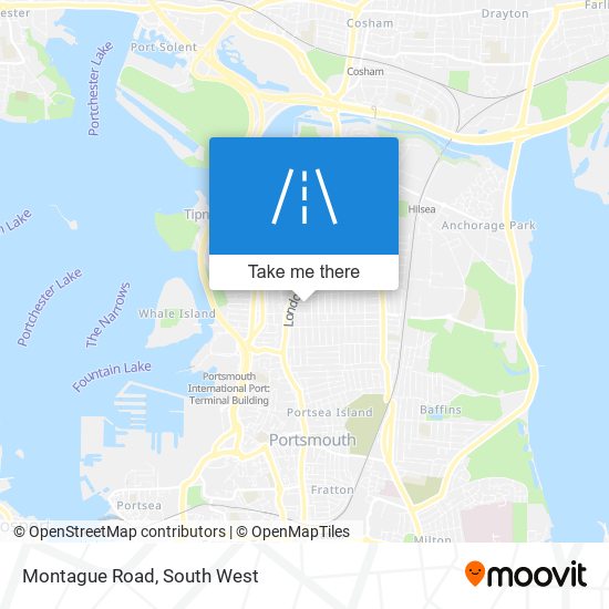 Montague Road map