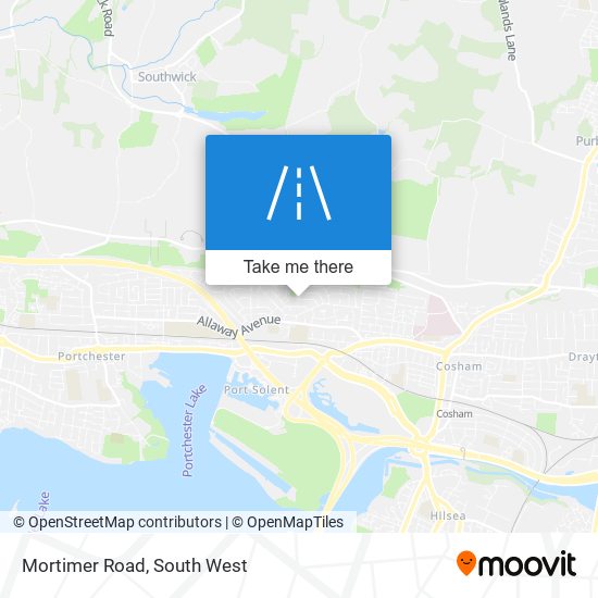 Mortimer Road map