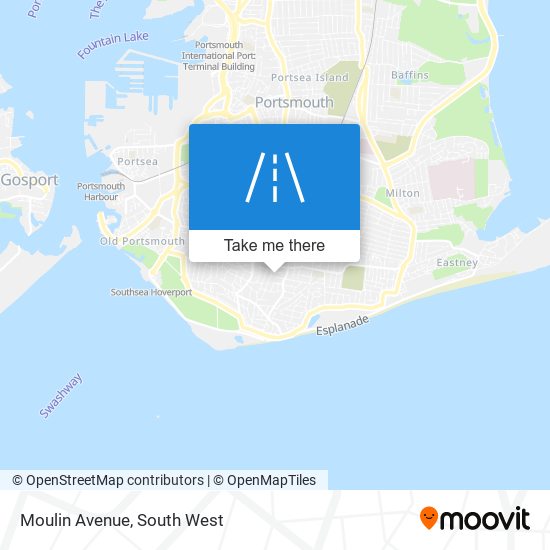 Moulin Avenue map