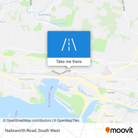 Nailsworth Road map