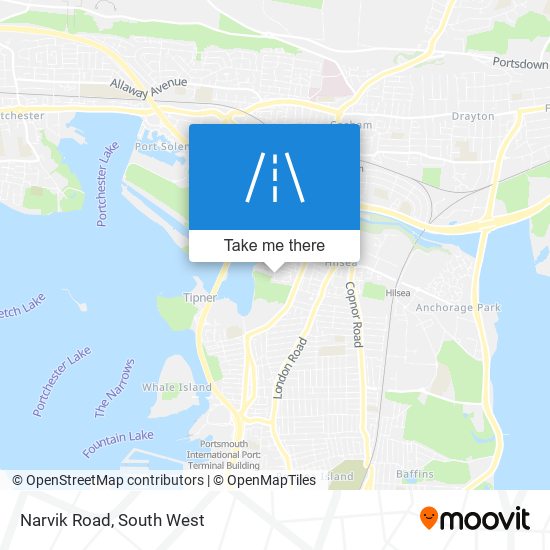 Narvik Road map