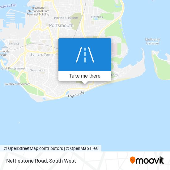 Nettlestone Road map