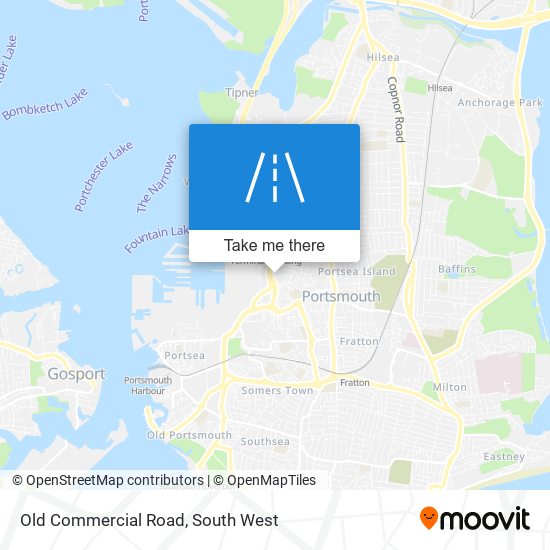 Old Commercial Road map