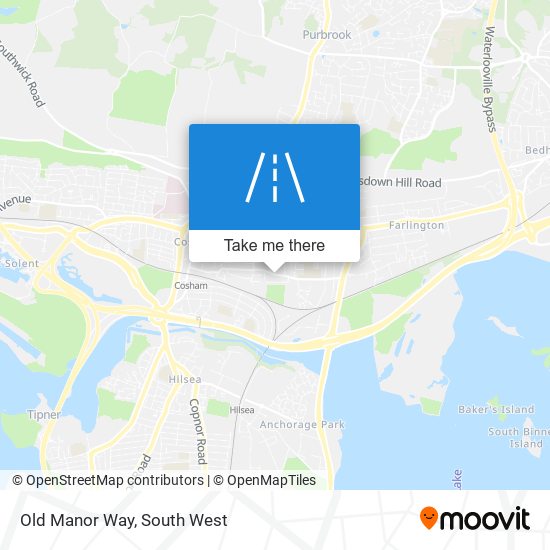 Old Manor Way map