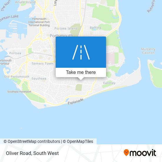 Oliver Road map
