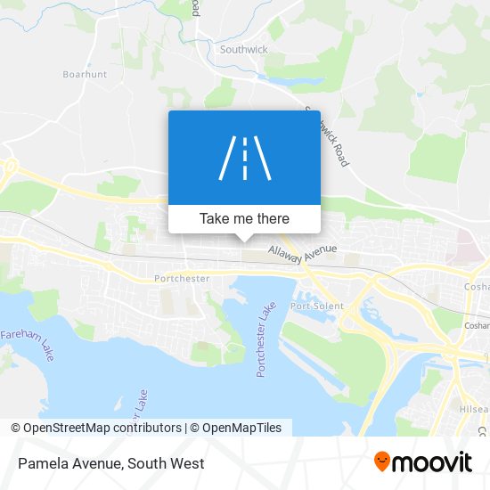 Pamela Avenue map
