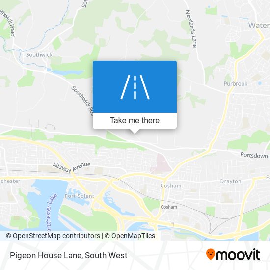 Pigeon House Lane map
