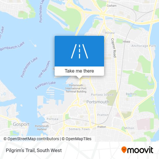 Pilgrim's Trail map