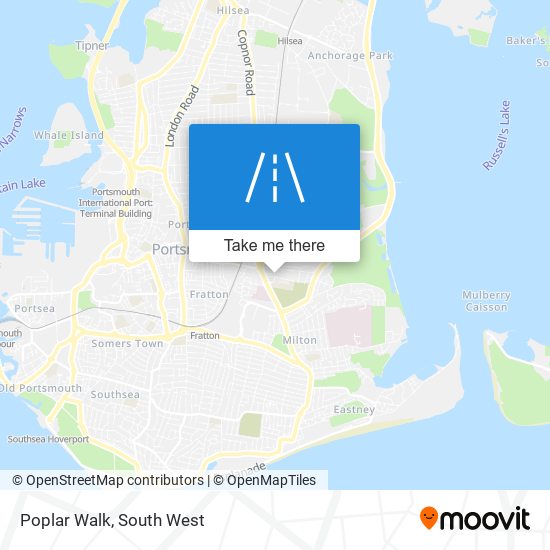 Poplar Walk map