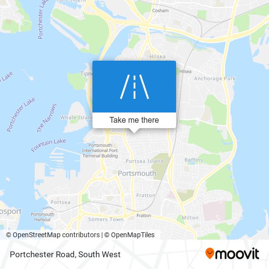 Portchester Road map