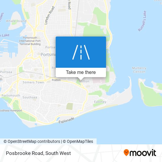 Posbrooke Road map