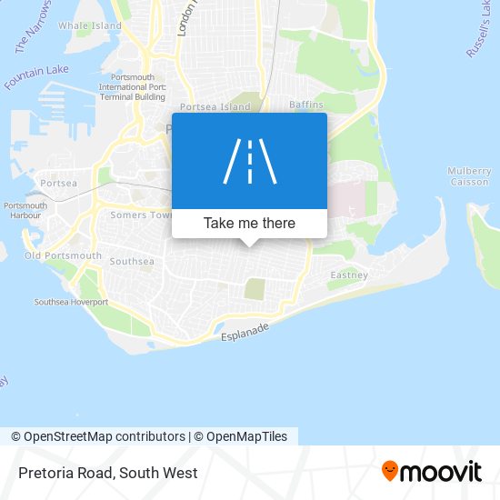 Pretoria Road map