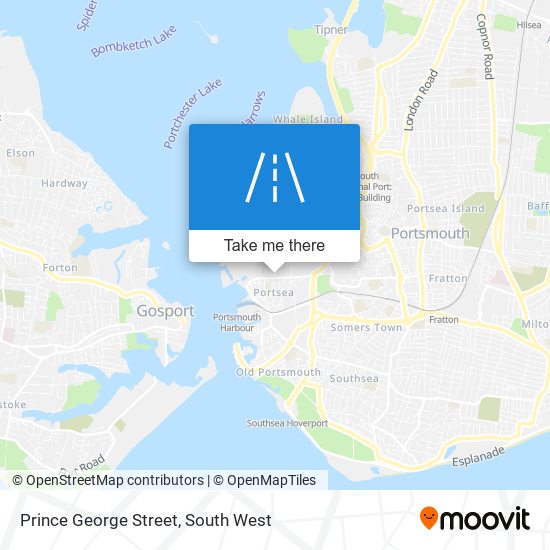 Prince George Street map