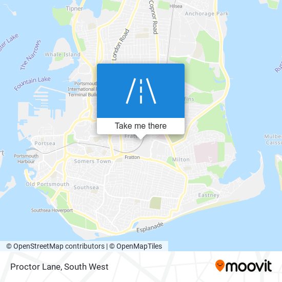 Proctor Lane map
