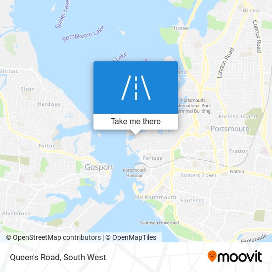 Queen's Road map