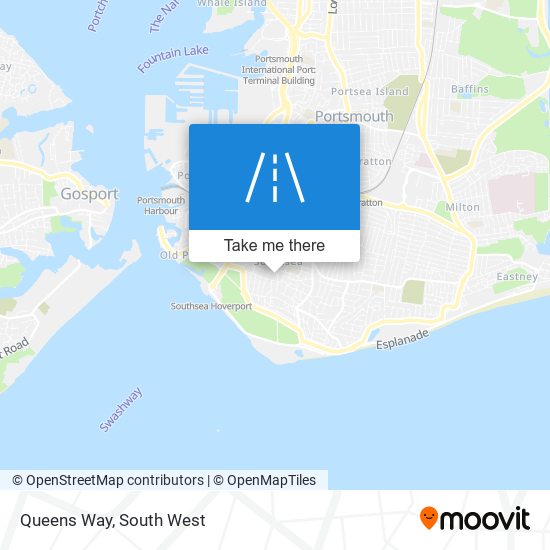 Queens Way map