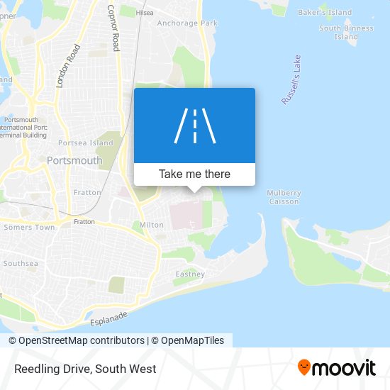 Reedling Drive map