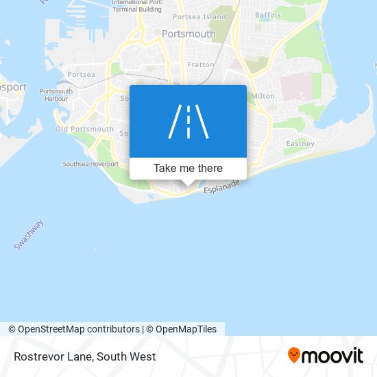 Rostrevor Lane map