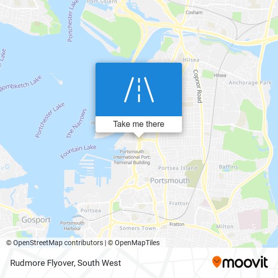 Rudmore Flyover map
