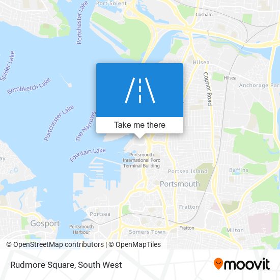 Rudmore Square map