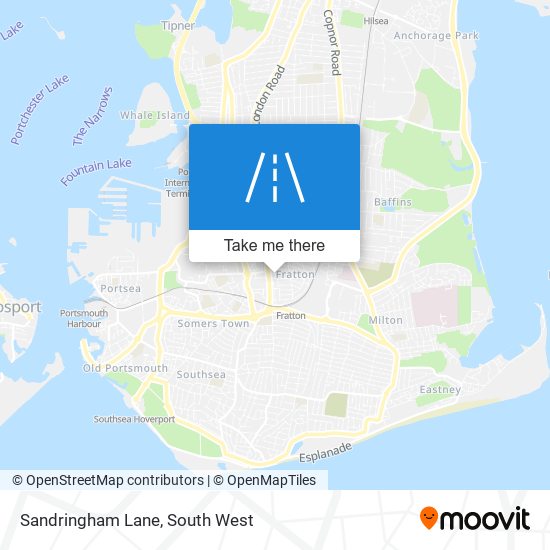 Sandringham Lane map