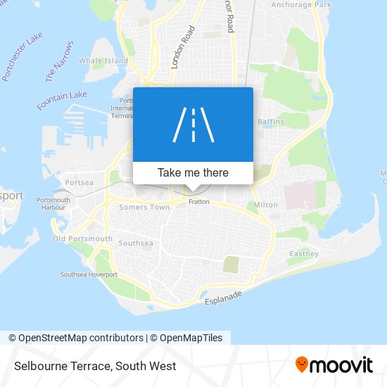 Selbourne Terrace map