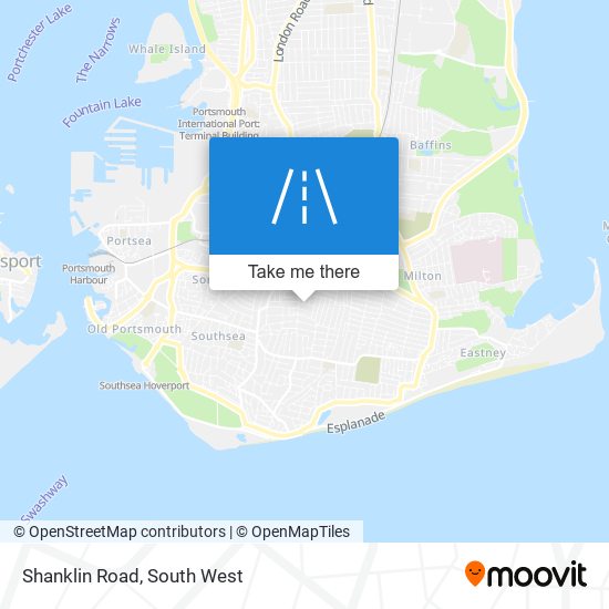 Shanklin Road map