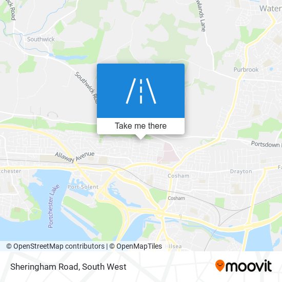 Sheringham Road map
