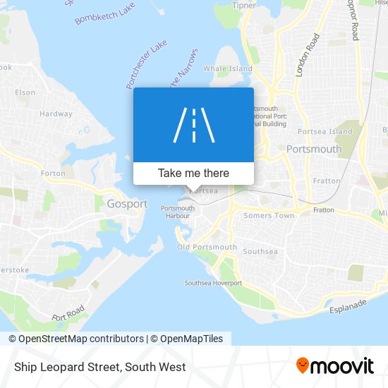 Ship Leopard Street map