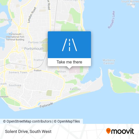 Solent Drive map