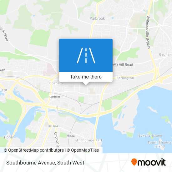 Southbourne Avenue map