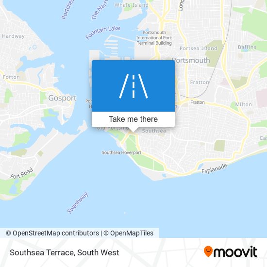 Southsea Terrace map