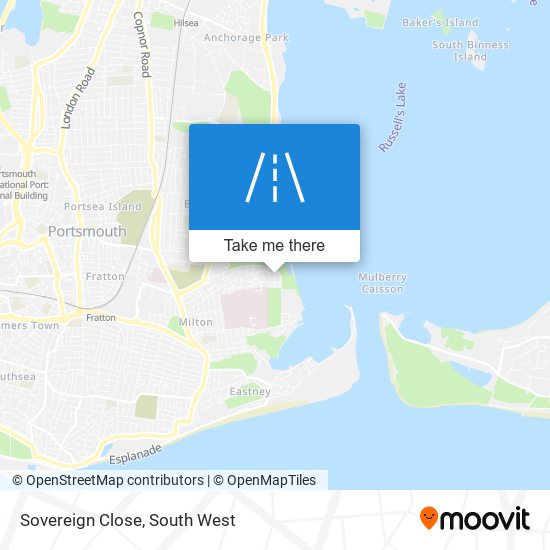 Sovereign Close map