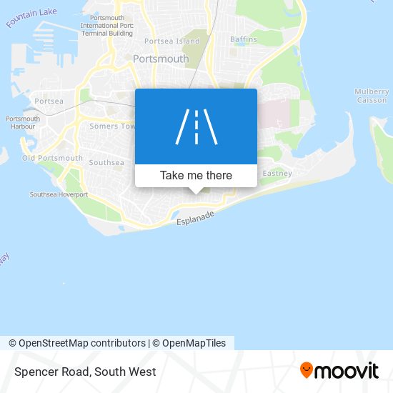 Spencer Road map