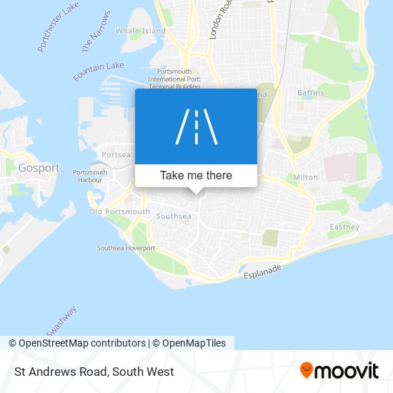 St Andrews Road map