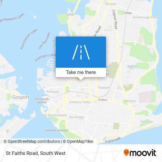 St Faiths Road map