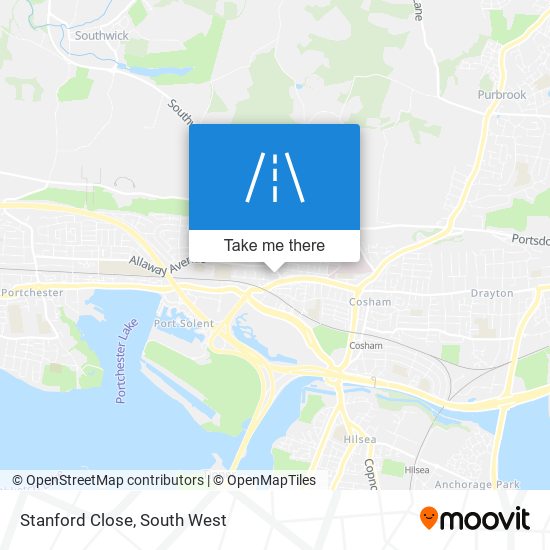 Stanford Close map