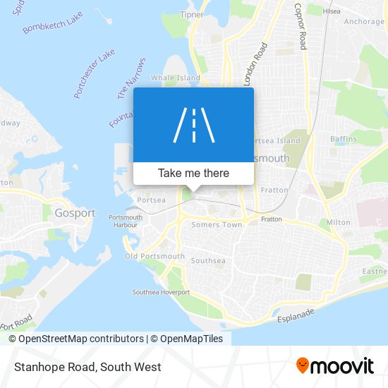 Stanhope Road map