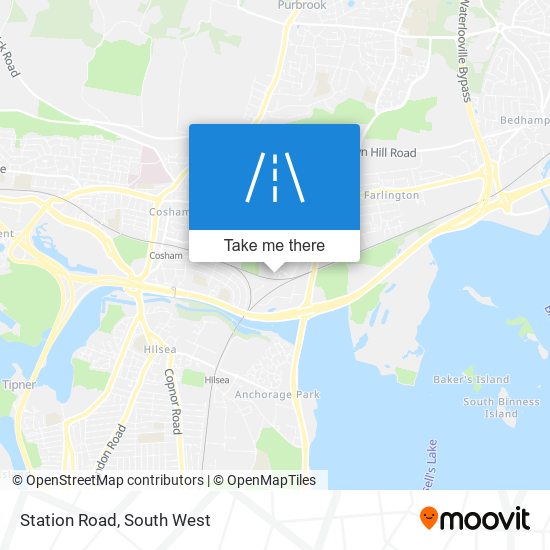 Station Road map